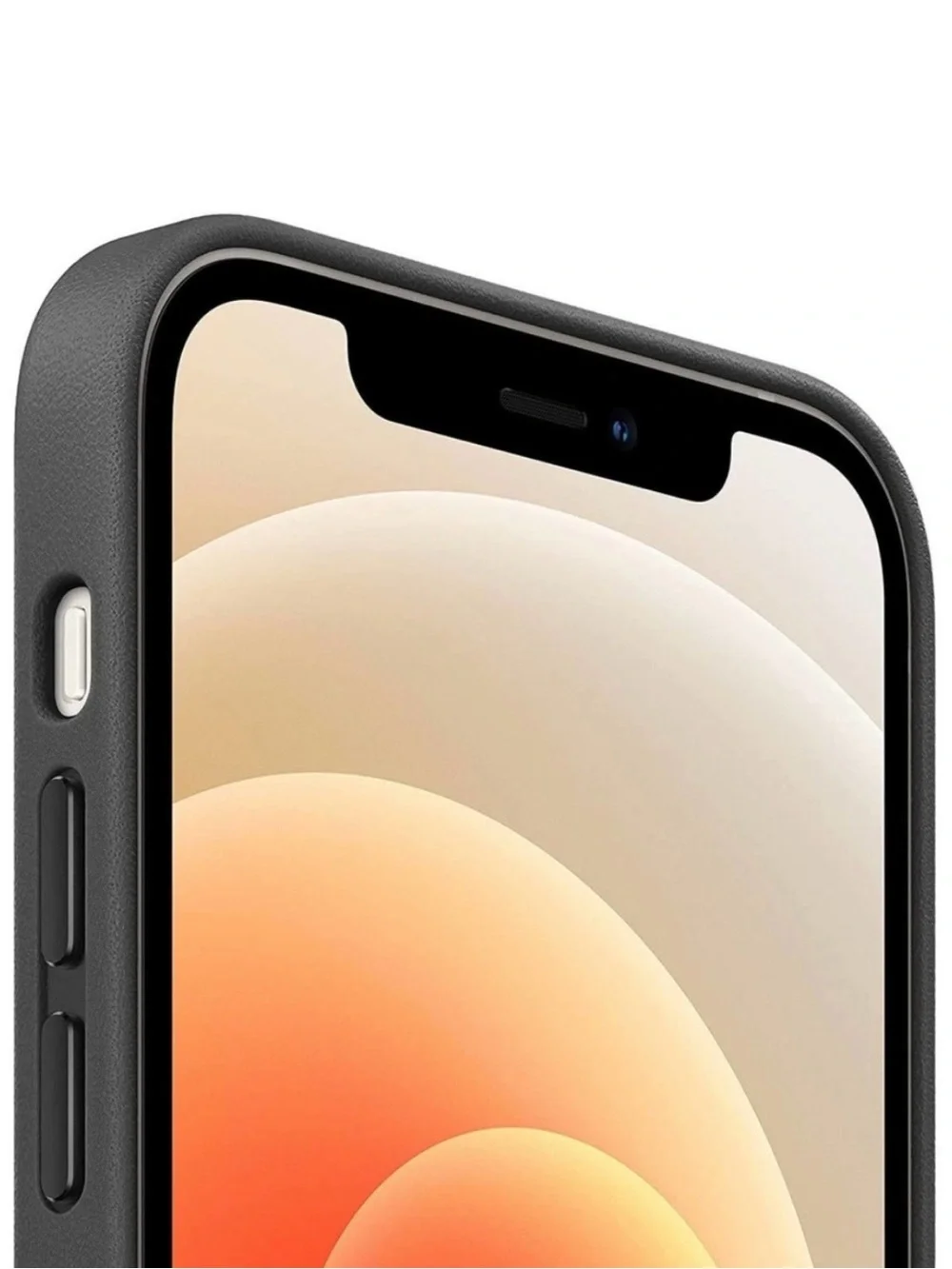 Apple Black iPhone 12 Mini Leather Case